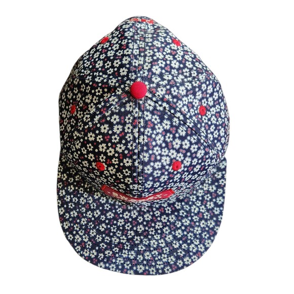 Justin Bieber SWAGGY Cap Flat Billed Snapback Blue Floral Official Merchandise - Picture 9 of 11